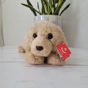 Adorable Plush Tan Puppy Stuffed Animal